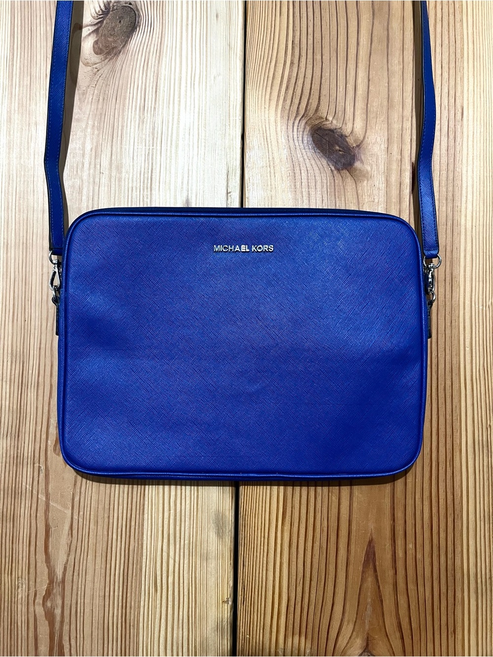 Michael Kors Jet Set Large East West Crossbody Bag Electric Blue